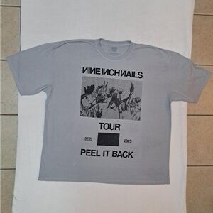 Inch Nails "Peel It Back Tour 2025" t-shirt - Men's size 3XL